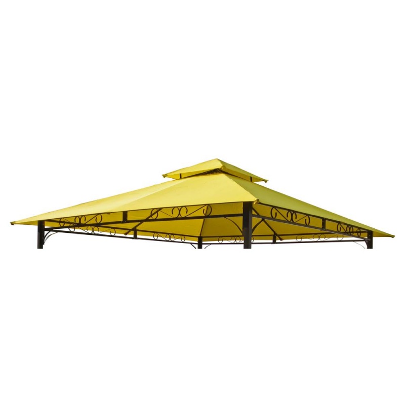 St. Kitts Replacement Canopy For 10-Foot Vented Canopy Gazebo, Yellow