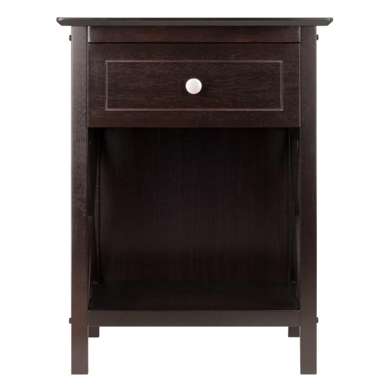Xylia Accent Table In Coffee Finish
