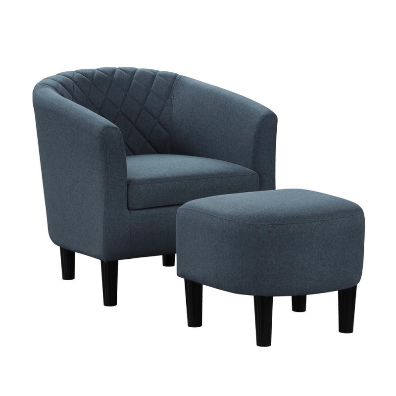 Take A Seat Roosevelt Accent Chair with Ottoman