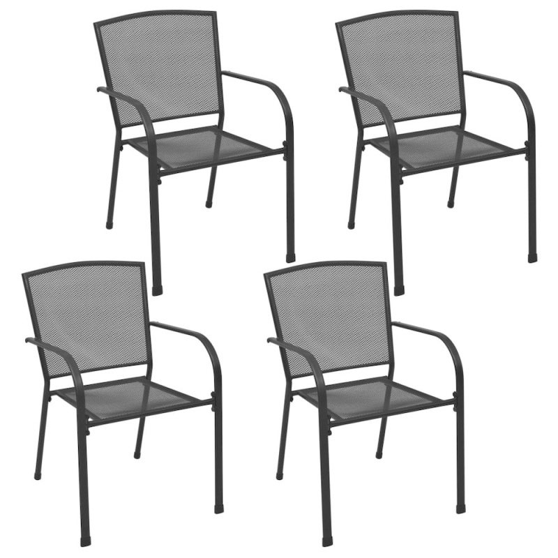 vidaXL Outdoor Chair Set of 4