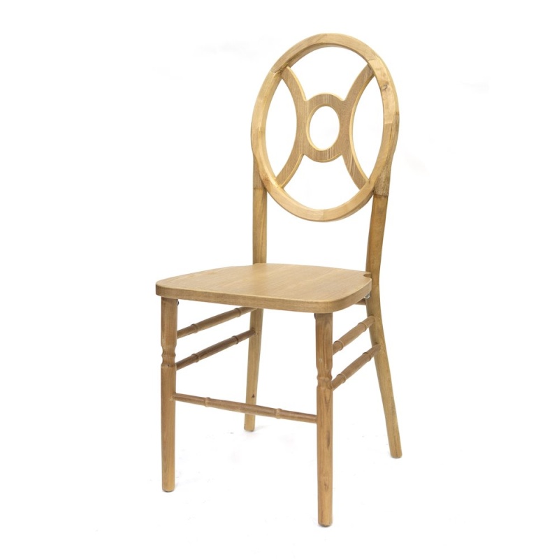 Commerical Seating Products Twin-Tinted Raw Wood Chairs