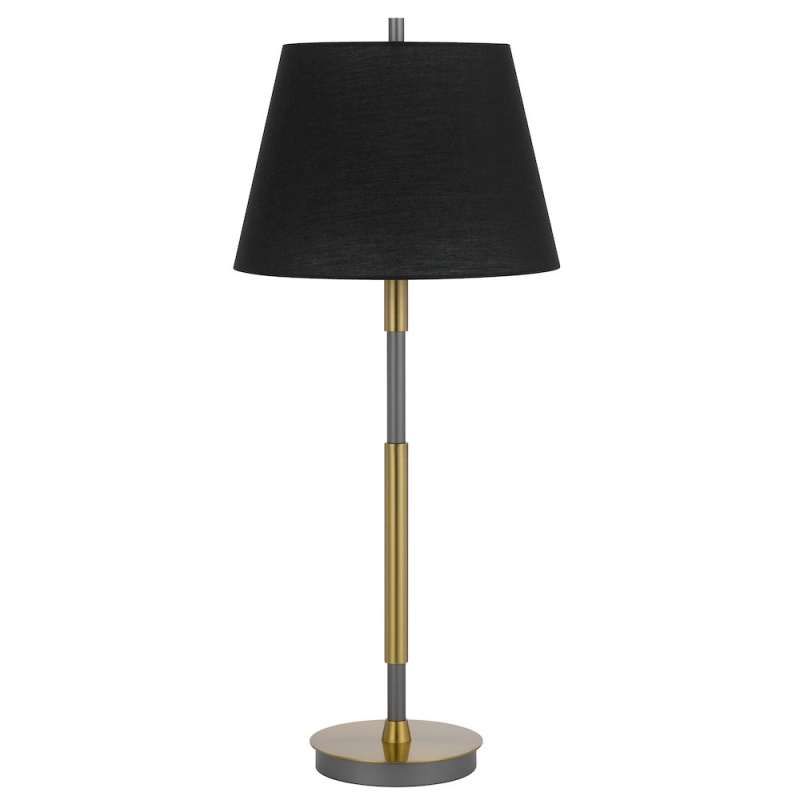150W 3 Way Ciudad Metal Two Tone Table Lamp