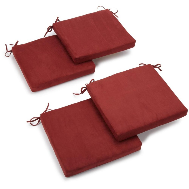 20-Inch by 19-Inch Polyester Chair Cushion Set of Four