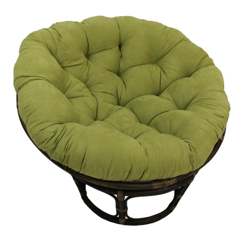44-Inch Solid Micro Suede Papasan Cushion (Fits 42-Inch Papasan Frame)