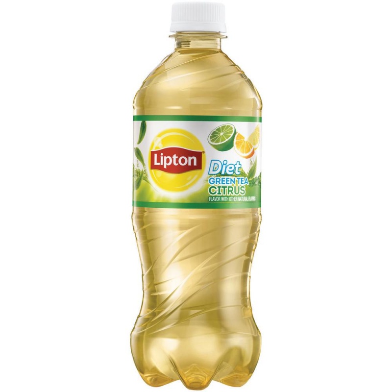 Lipton® Diet Citrus Green Tea Bottle - 20 Oz - 24 Bottle - 24 / Carton