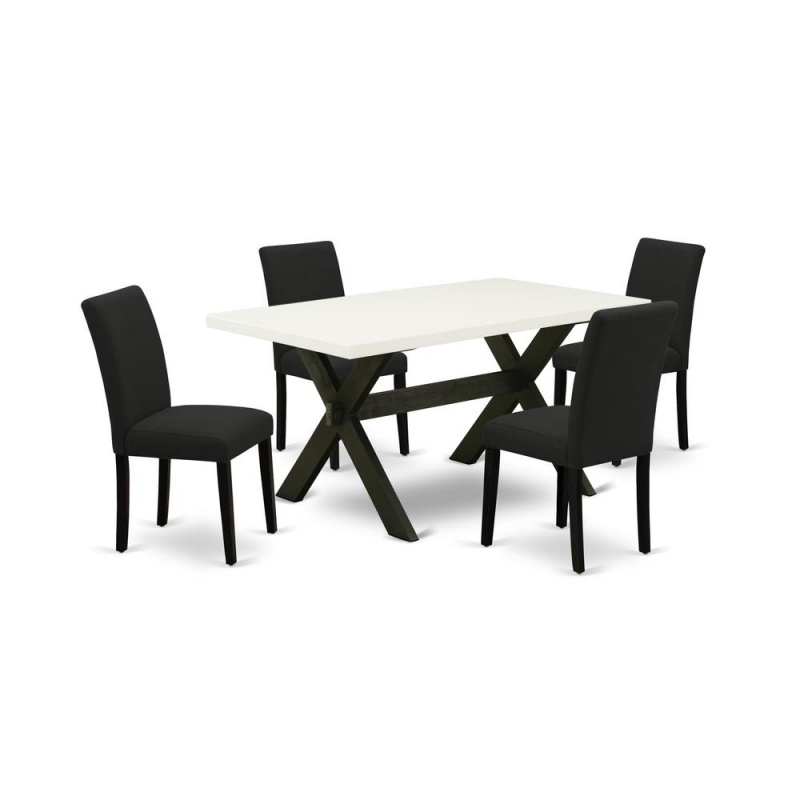East West Furniture 5-Piece Dining Room Set