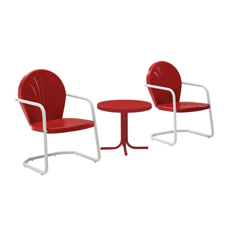 Griffith 3Pc Retro Outdoor Chair Set
