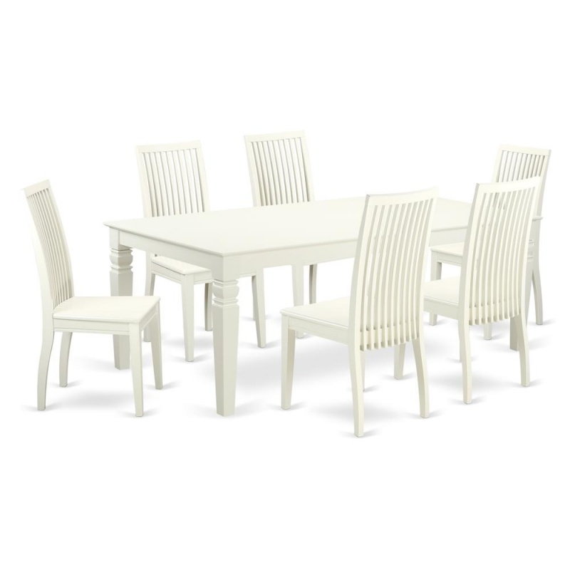 Dining Room Set Linen White