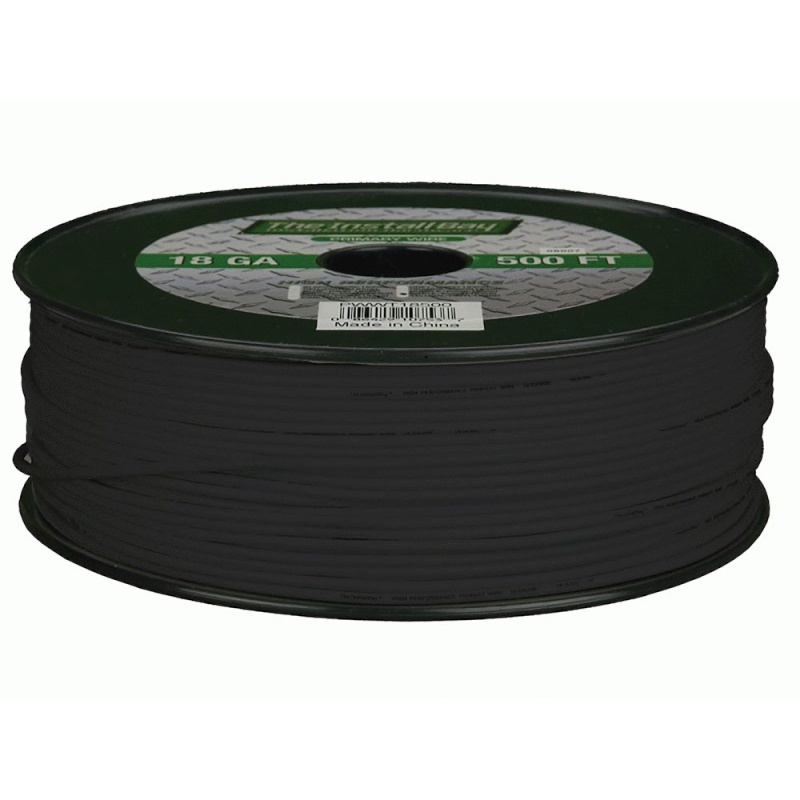 Installbay By Metra 18-Gauge Black Primary Wire