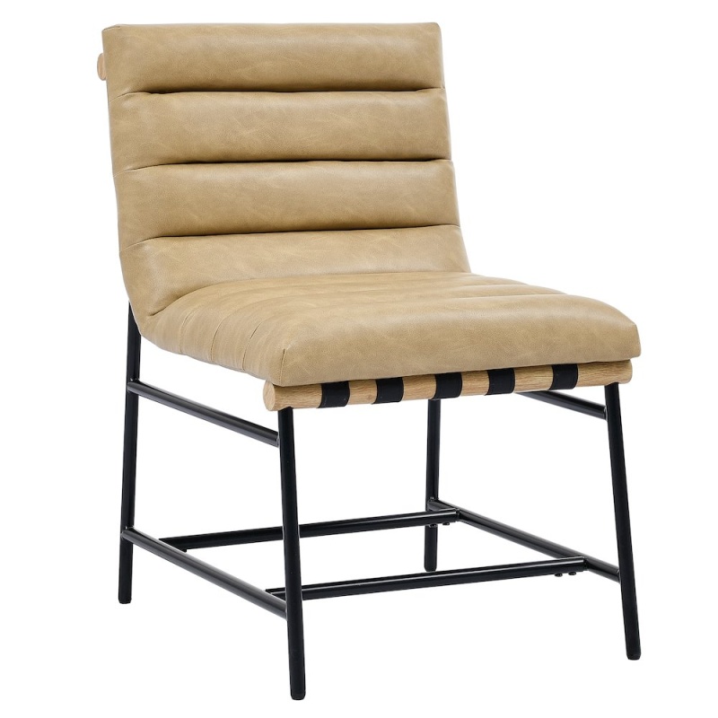 Yves Dining Table + Nicco Sand PU Chairs 7
