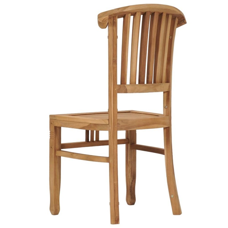 Vidaxl Garden Chairs 2 Pcs Solid Teak Wood 9433