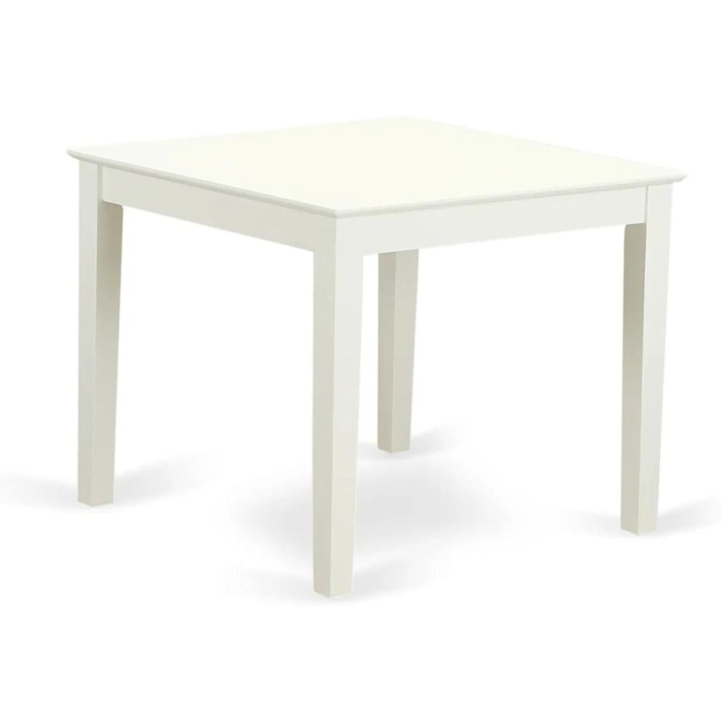 Oxford Square Dining Table - Linen White