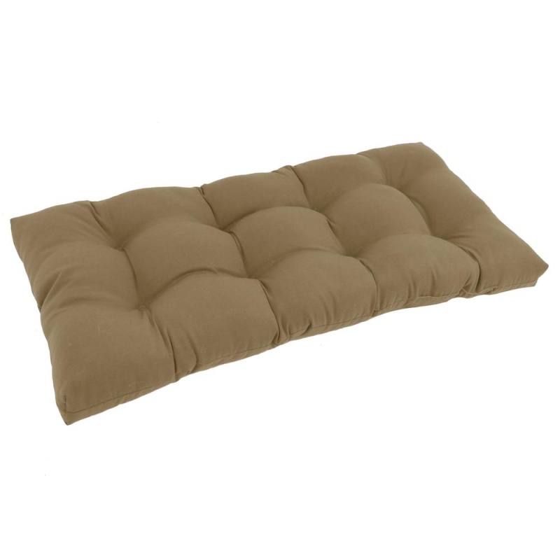 42-Inch By 19-Inch Squared Twill Tufted Loveseat Cushion 94006-Ls-Tw-Tf