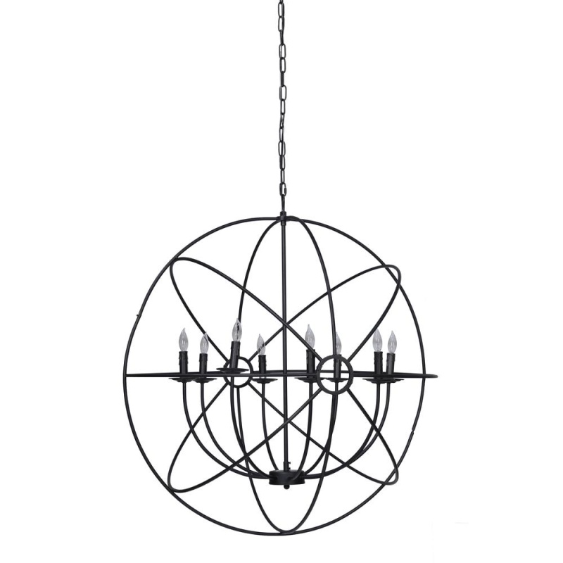 Voltaire 8-Light Globe Chandelier By Kosas Home