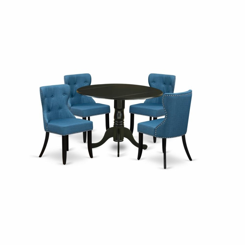 East West Furniture Dining Set of 4