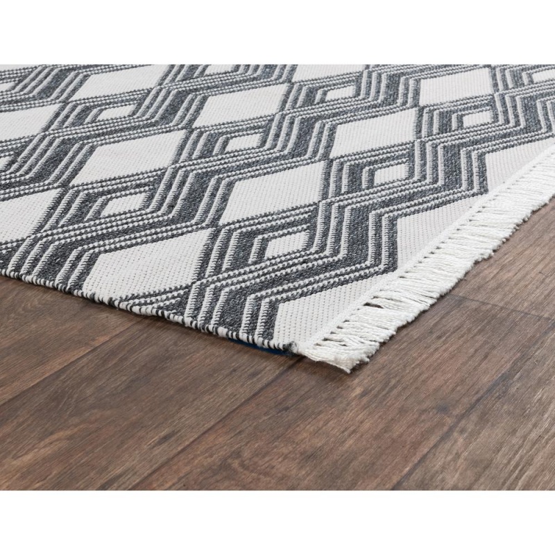 Saugatuck Indoor Outdoor Charcoal, Accent Rug By Kosas Home