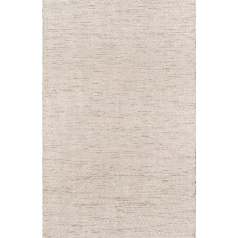 Contemporary Rectangle Area Rug, Beige, 5' X 8'