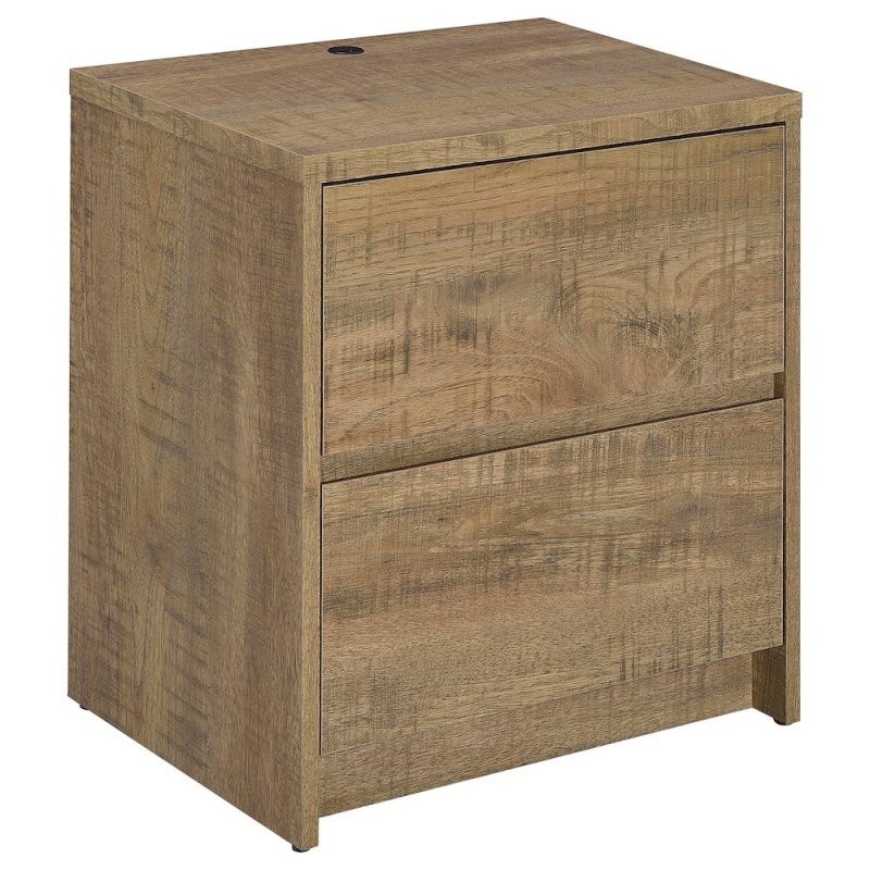Westpark 2-Drawer Nightstand with LED Lights and USB