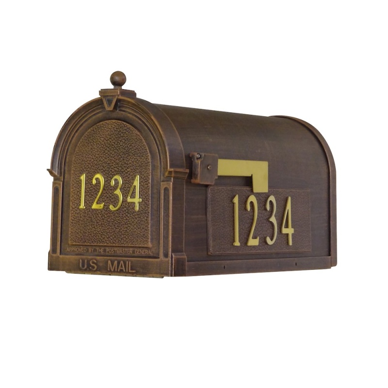 Berkshire Curbside Mailbox With Front And Side Numbers