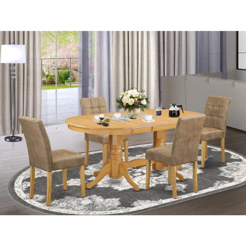 5 Piece Mid Century Modern Dining Set