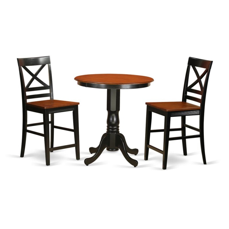 3 Pc Counter Height Table And Chair Set