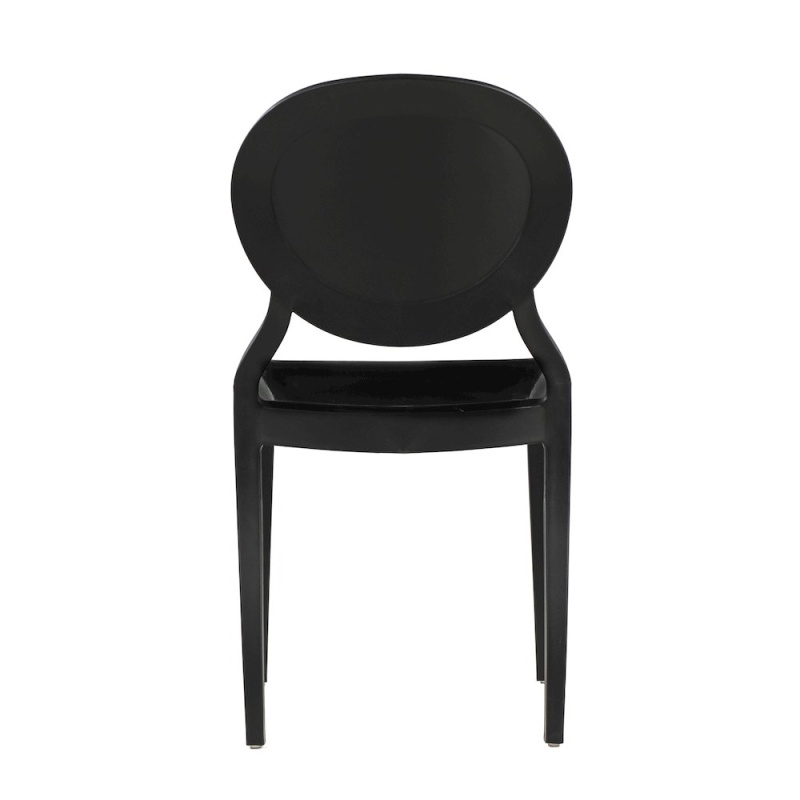 Commerical Seating Products Black Emma Armless Chairs
