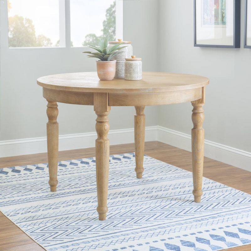 Avalon Light Natural Brown Round Table