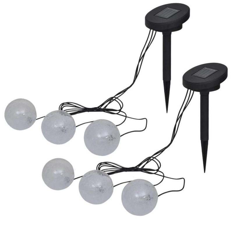 Vidaxl Floating Lamps 6 Pcs Led For Pond And Pool 7120