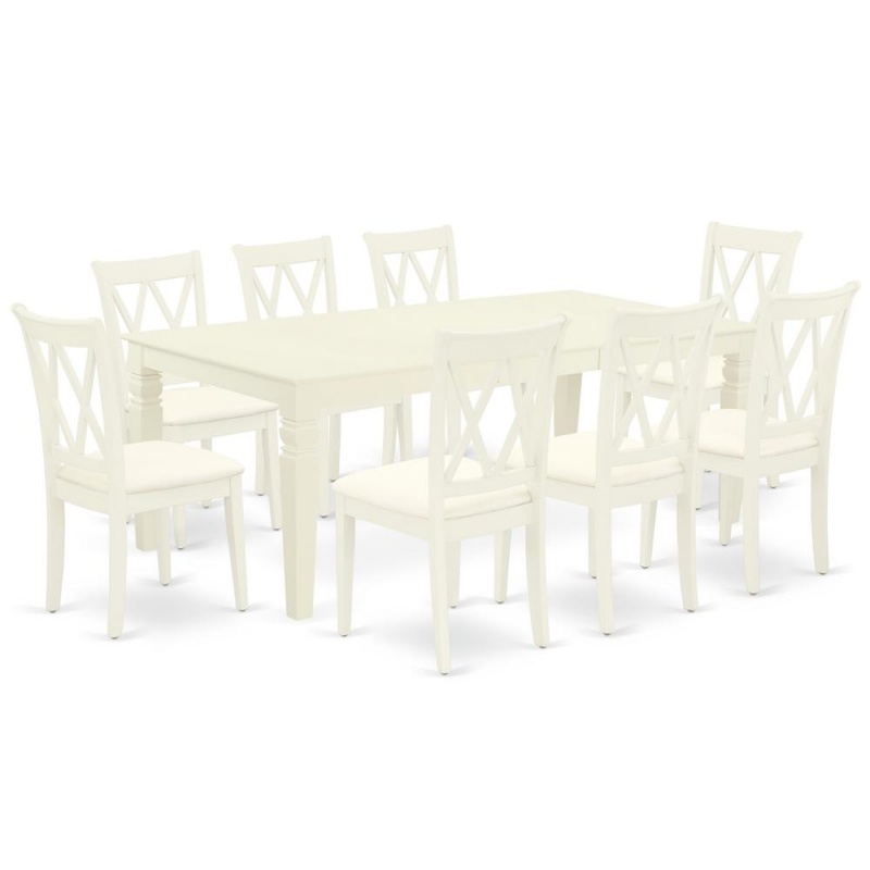 Dining Room Set Linen White