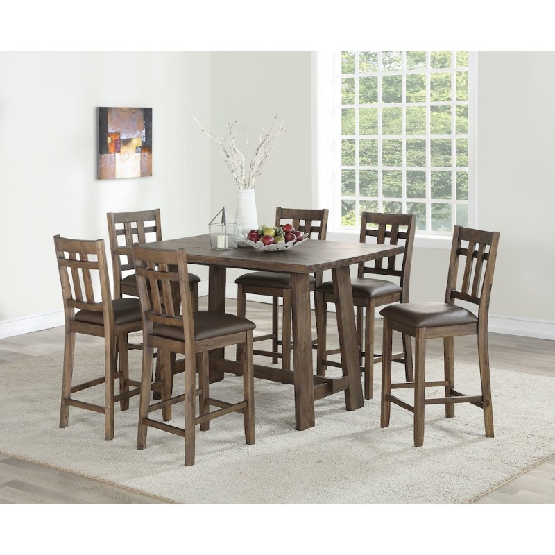 Saranac 5-Piece Dining Set with 59.5" x 36" Table