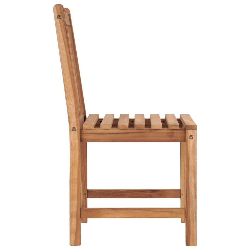 Vidaxl Garden Chairs 4 Pcs With Cushions Solid Teak Wood 3105