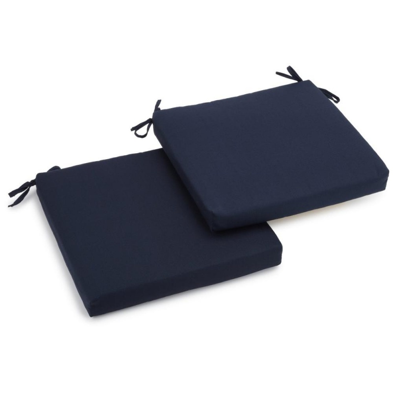 20-Inch by 19-Inch Twill Chair Cushion (Set of Two)