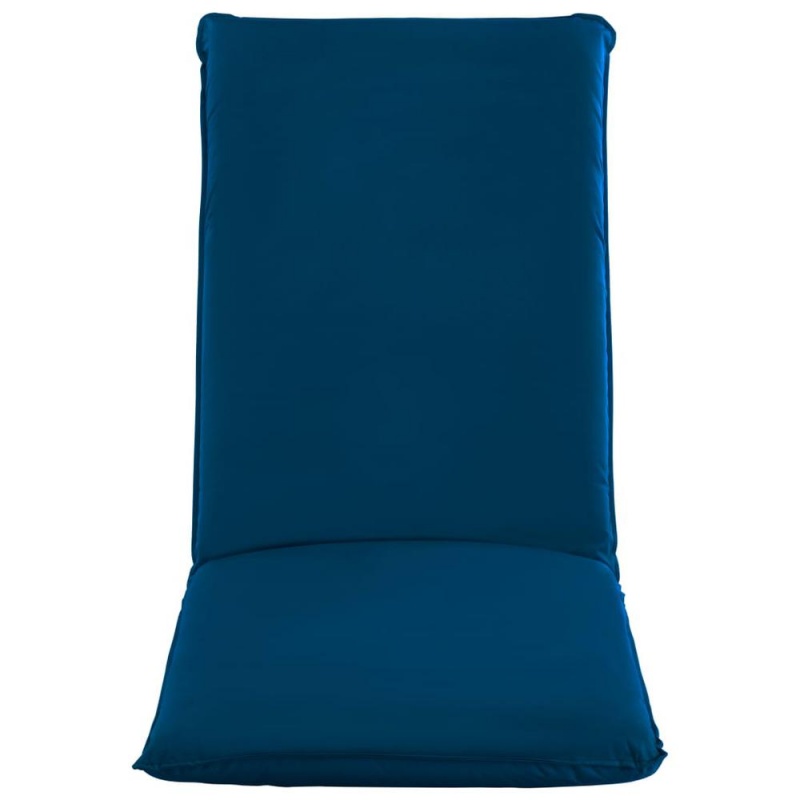 Vidaxl Foldable Sunlounger Oxford Fabric Navy Blue 6044