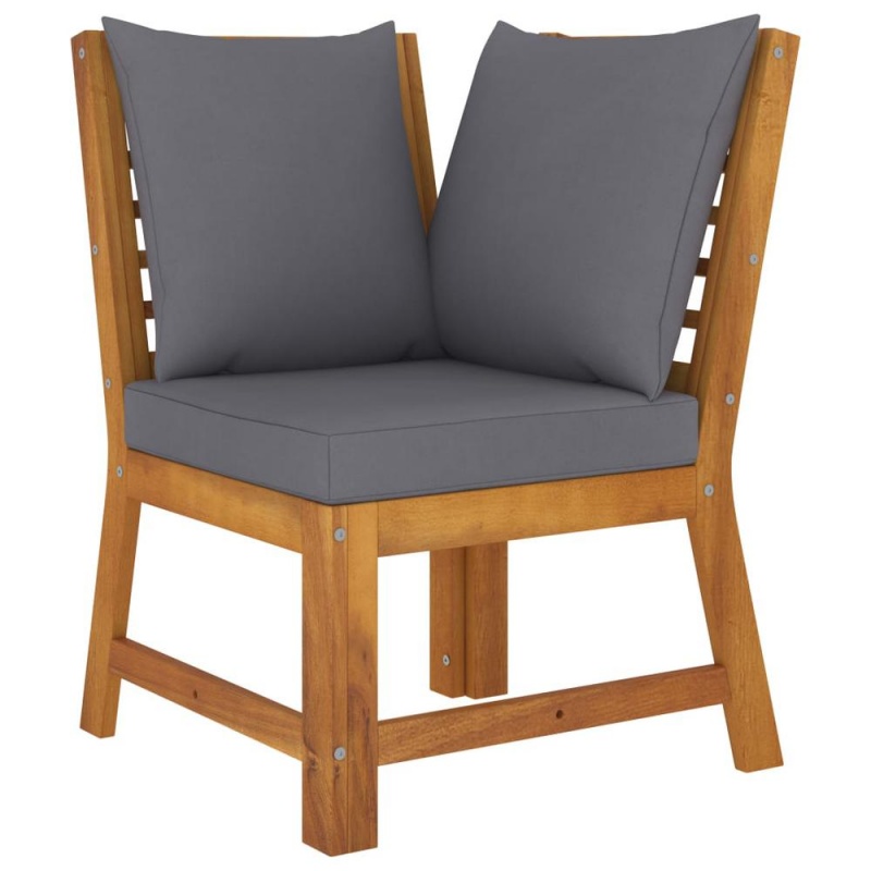 Vidaxl 4 Piece Garden Lounge Set With Cushion Solid Acacia Wood 7776