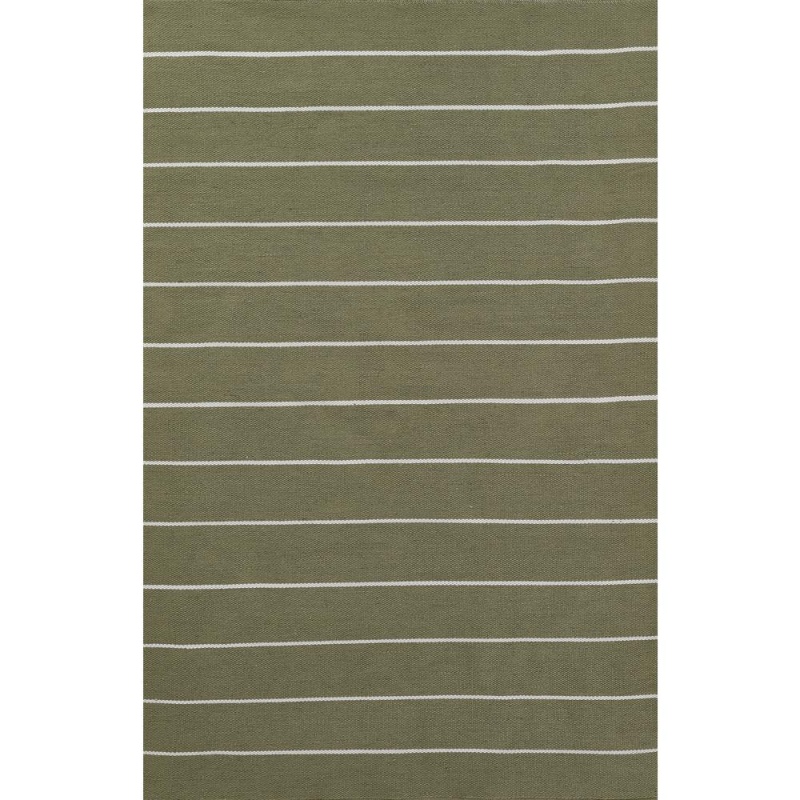 Contemporary Rectangle Area Rug, Green, 3'6" X 5'6"