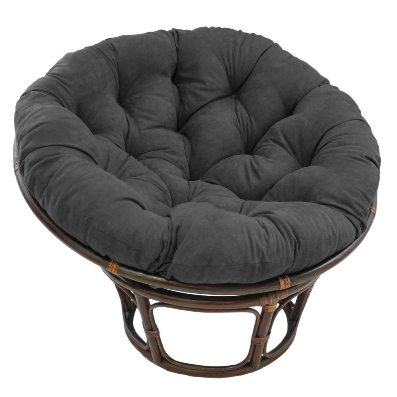 44-Inch Solid Micro Suede Papasan Cushion