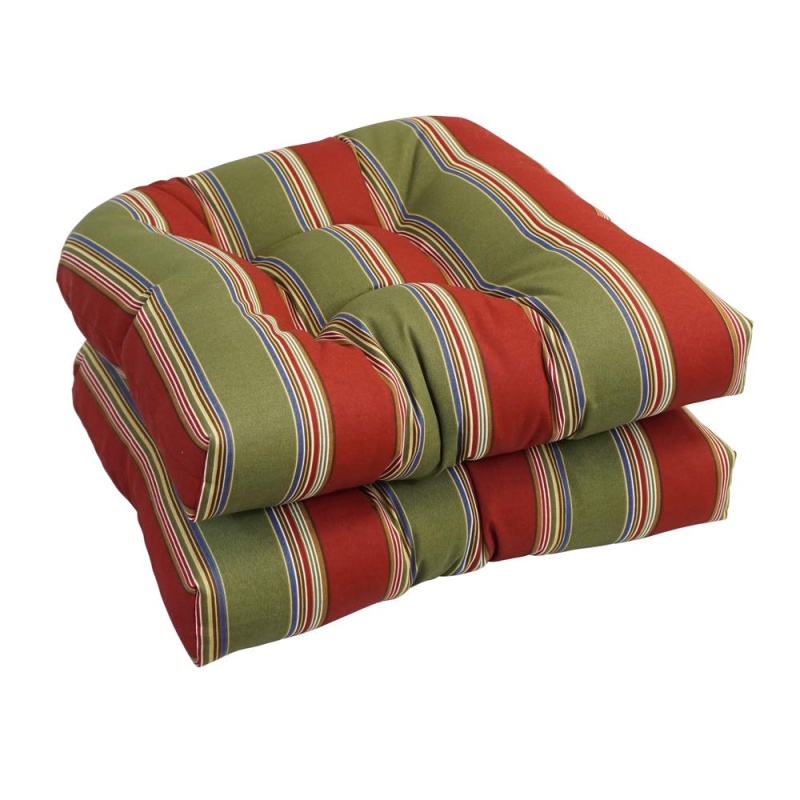 19-Inch U-Shaped Dining Chair Cushions (Set of 2)