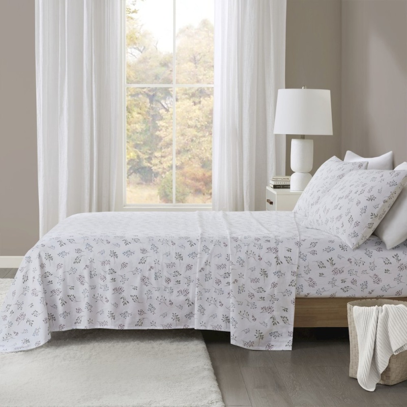 Cozy Flannel 100% Cotton Flannel Printed Sheet Set
