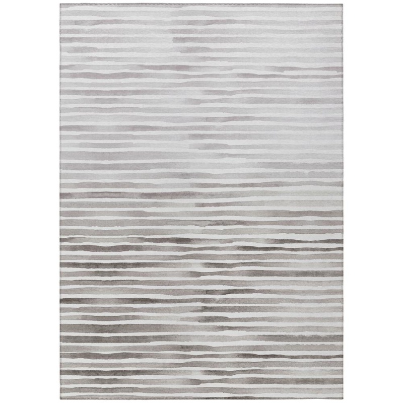 Indoor/Outdoor Surfside Gray Washable 5' x 7'6" Rug