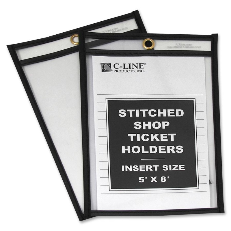 送料無料 お Ticket Shop C-Line Holders, X 5 Clear, Sides Both - Stitched 小物