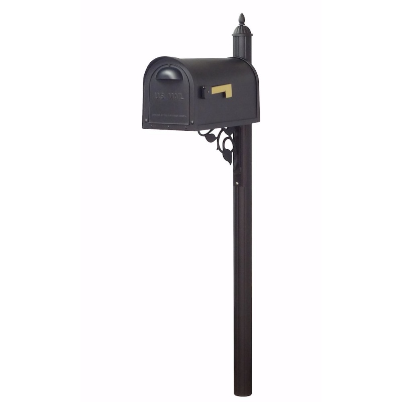 Classic Curbside Mailbox And Albion Mailbox Post