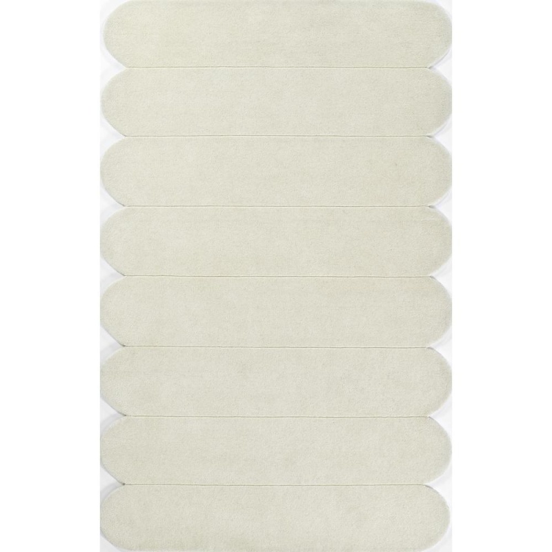 Momeni Contemporary Rectangle Area Rug, Ivory, 8' X 10'
