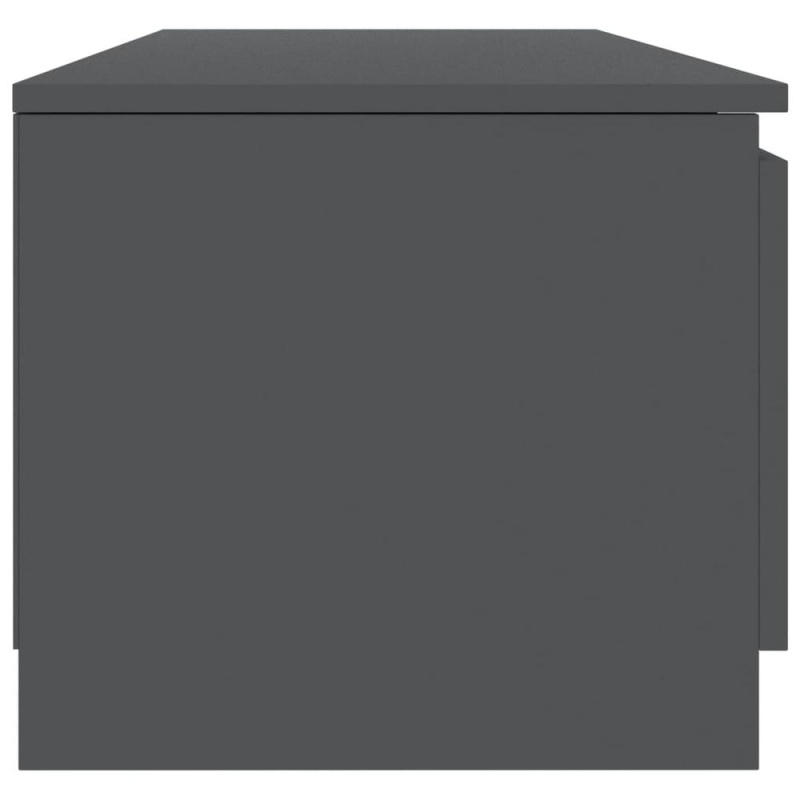 Vidaxl Tv Cabinet Gray 55.1"X15.7"X14" Chipboard