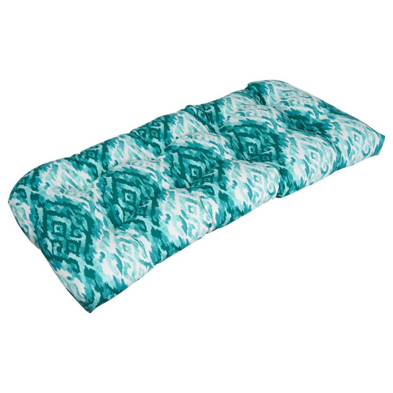42-Inch By 19-Inch U-Shaped Patterned Spun Polyester Tufted Settee/Bench Cushion 93180-Ls-Od-226