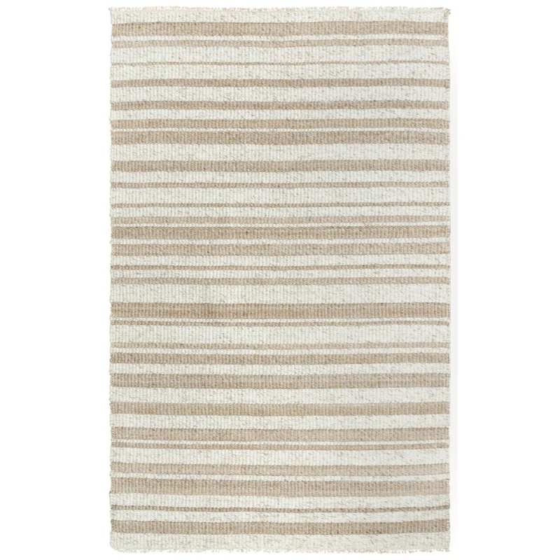 Hand Woven Flat Weave Pile Wool/ Polyester Rug, 5' X 7'6"