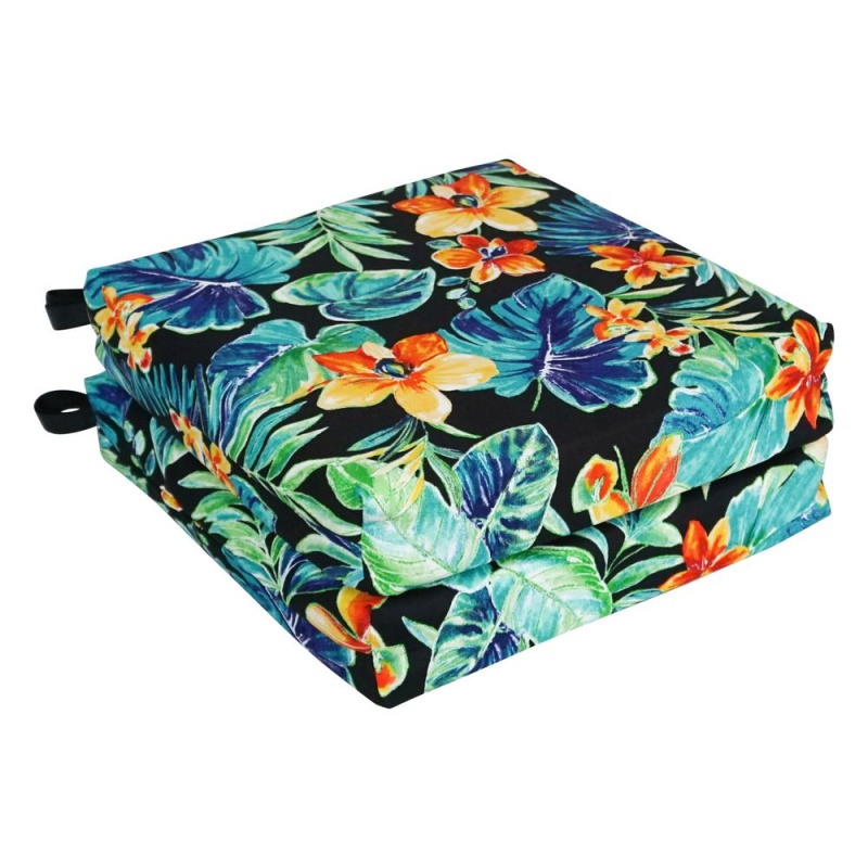 16-Inch Outdoor Cushion, Beachcrest Caviar