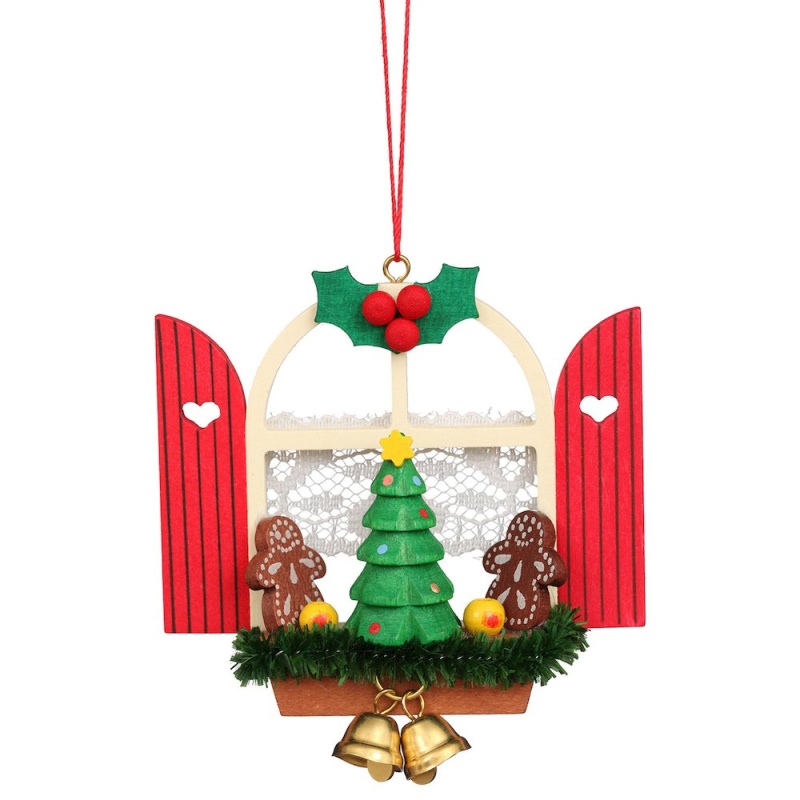 Ornament - Window With Gingerbread