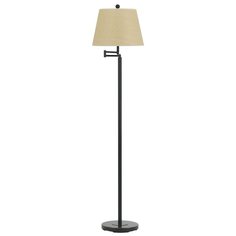 150W 3-Way Andros Metal Swing Arm Floor Lamp