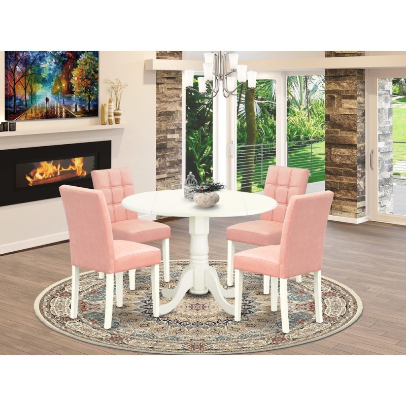 5 Piece Mid Century Dining Table Set