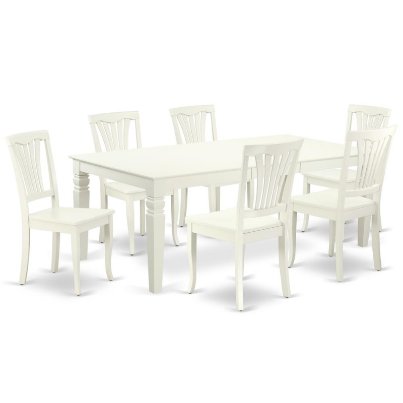 Dining Room Set Linen White